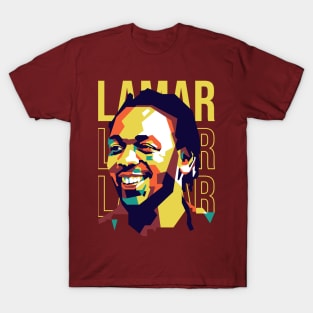 Kendrick Lamar On WPAP Style T-Shirt